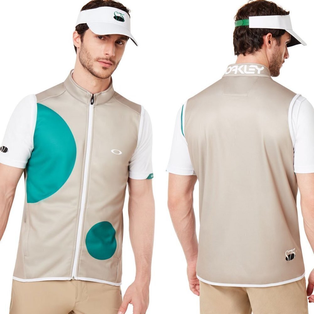 Oakley Men's Bubble Sand Green Staple Range Vest - NWT $85